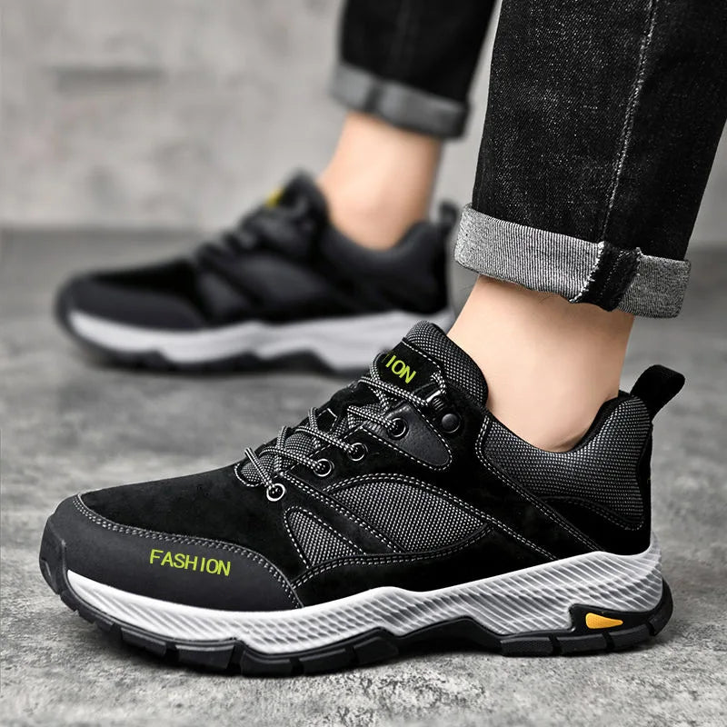 Men Breathable Anti-Slip Hiking Sneakers